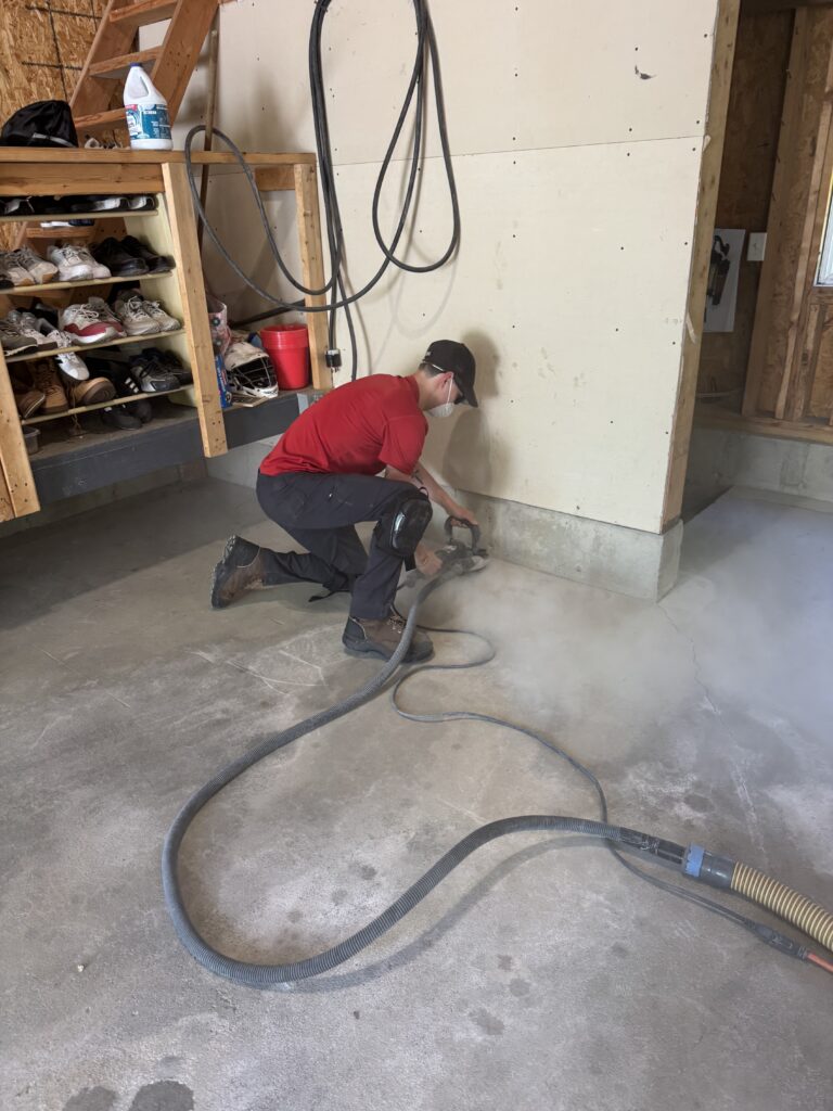 Epoxy flooring project photo