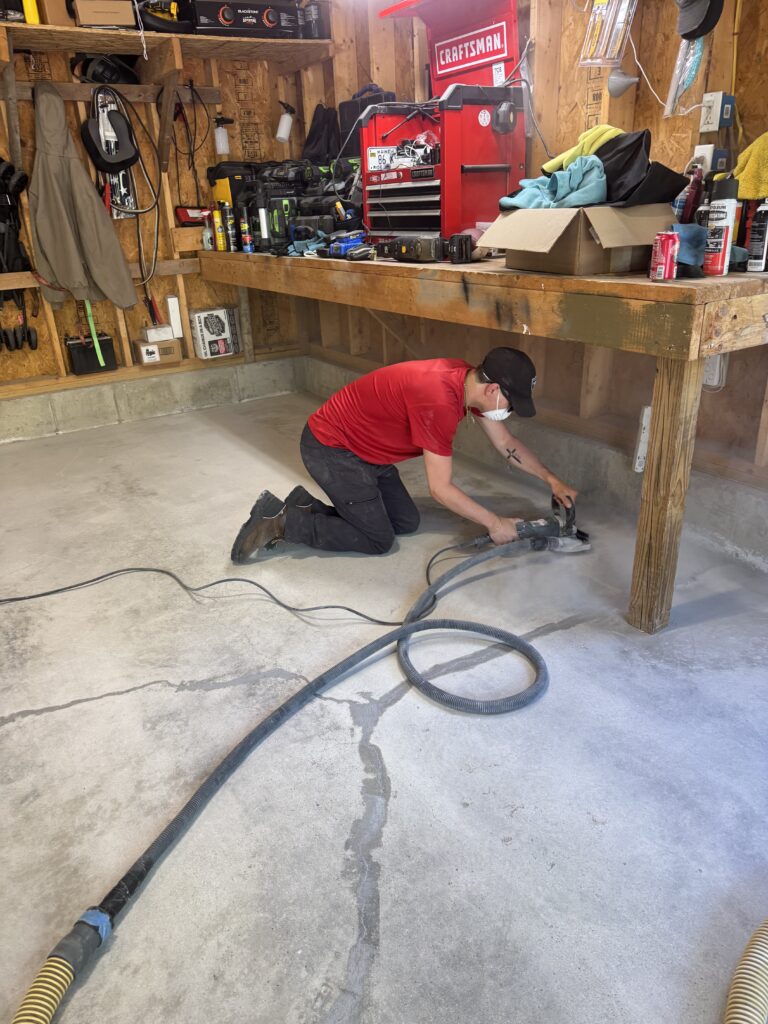 Epoxy flooring project photo