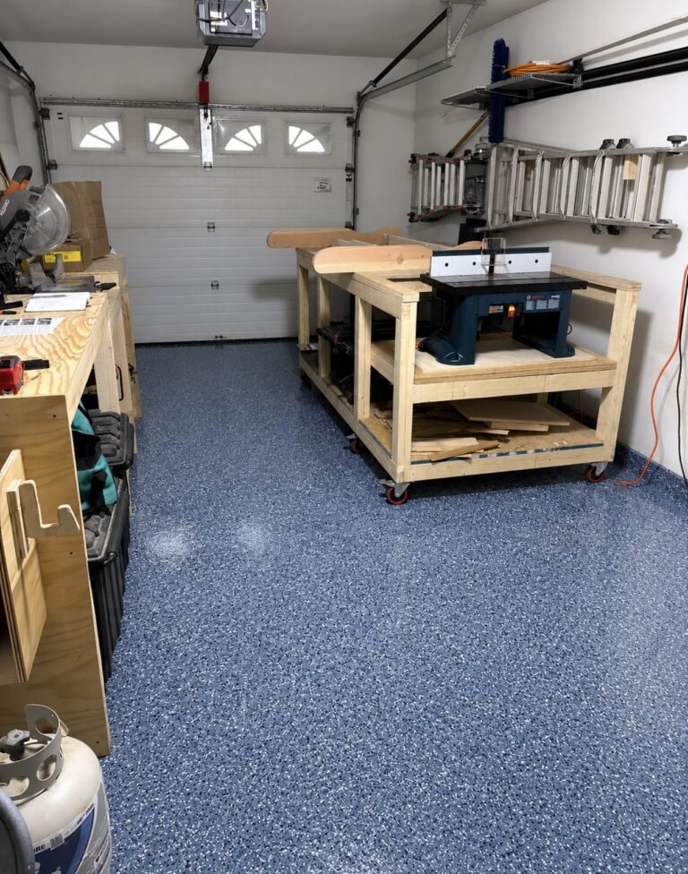 Epoxy flooring project photo